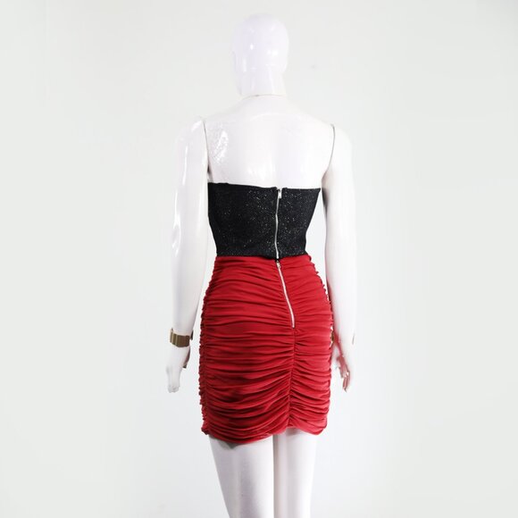 ASOS Sparkle Cropped Corset Top | Party Glam | Trendy Night Outwear - Picture 2 of 4